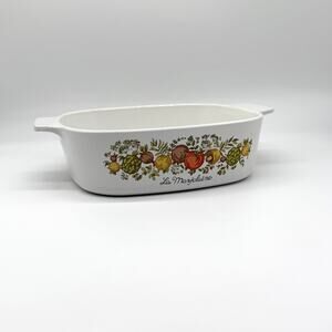 Vintage Corning Ware Spice of Life La Marjolaine A-2-B 2 Qt Casserole Dish